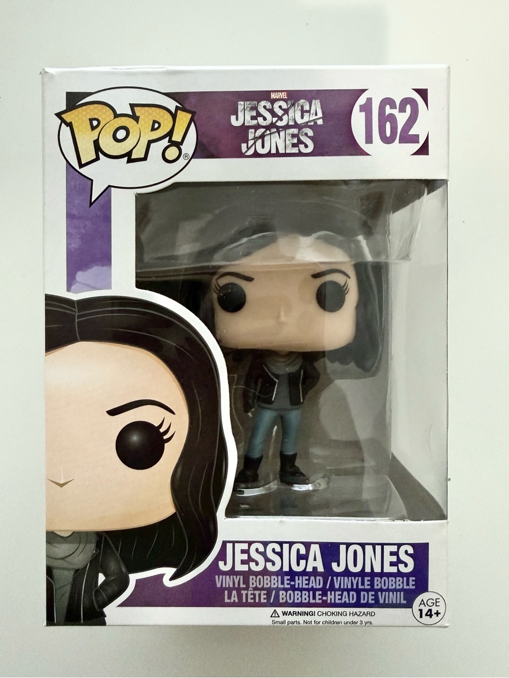 Funko Jessica Jones Pop! Vinyl Figure - Black, Purple, Blue - Picture 1 of 6